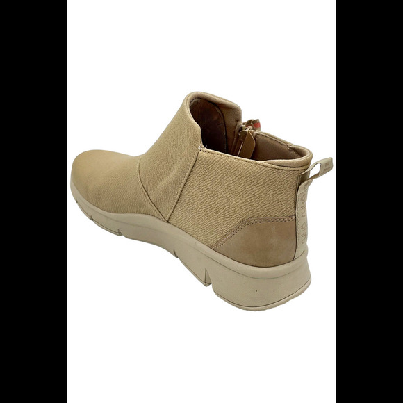Ryka Water Repellent Zip Ankle Boots Companion Almond Beige - Medium - Picture 2 of 3